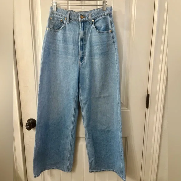 MOTHER Snacks Funnel High Waist Wide Leg jeans - Picture 4 of 14